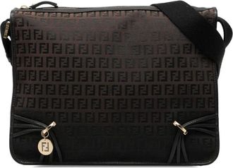 Fendi Pre-owned Cross Body Bags, female, Brown, Size: ONE SIZE Pre-owned Patterned Shoulder Bag