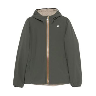 K-Way Heren, Jassen, Groen, Maat: 3XL Nylon