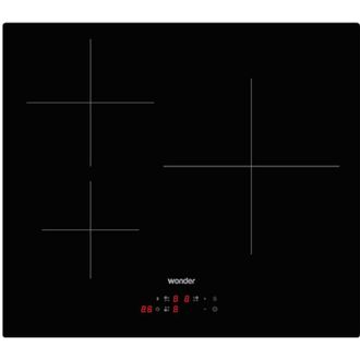 Wonder Placa De Inducci&oacute;n 60cm 3 Zonas Wonder Wi3602b Negro, 6700w