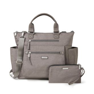 Baggallini Womens 3-in-1 Convertible Tote Backpack with RFID Wristlet