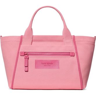 Kate Spade New York dash canvas tote bag in Pink Multi at Nordstrom
