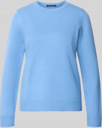 Betty Barclay Strickpullover mit gerippten Abschl&uuml;ssen in Bleu, Gr&ouml;&szlig;e 36