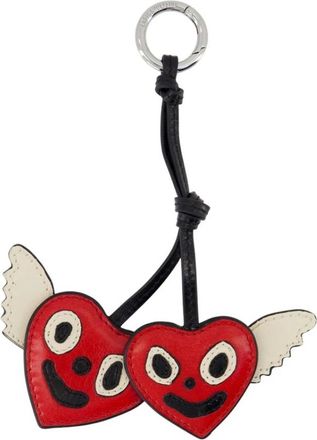 Zadig&Voltaire Keyrings, female, Red, Size: ONE SIZE Cherry Love Keychain - Leather - Red