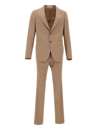Tagliatore single-breasted suit - men - Cotton/Cupro/Wool - 54 - Neutrals
