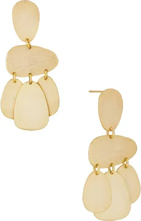 Saachi Cascading Abstract Oval Drop Earrings in Gold at Nordstrom Rack