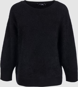 Jeanne Vouland Pull Riven Maille Cachemire Bross&eacute; Noir