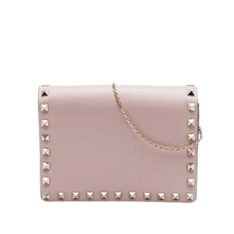 Valentino Pre-owned Crossbody Bag - Dames - Pre-owned - Roze - Maat: ONE Size Leer