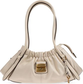 Marc Jacobs Cristina Schoudertas - Dames - Schoudertassen - Beige - ONE Size - Leer - Tassen