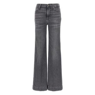 7 For All Mankind Mujer, Vaqueros, Gris, Talla: W28