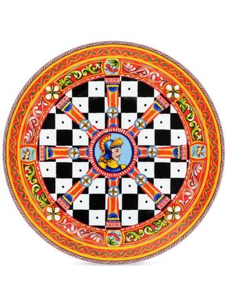 Dolce & Gabbana Sottopiatto con stampa - Arancione