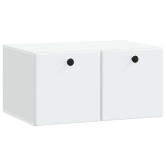 vidaXL Mueble De Tv De Pared 59,5 X 41 X 30 Cm Blanco Vidaxl