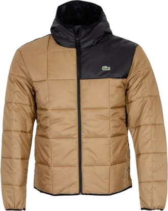 Lacoste Heren, Jassen, Bruin, Maat: XS Poliester