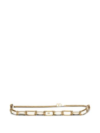 Valentino Garavani Leren riem - Beige
