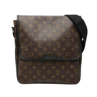 Louis Vuitton Pre-owned Cross Body Bags, female, Brown, Size: ONE SIZE Pre-owned Monogram Macassar Bas MM Shoulder Bag