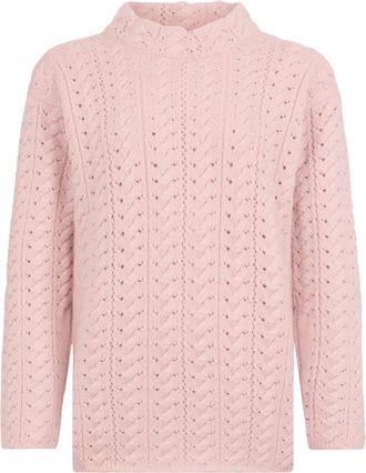 Moorer Dames, Truien, Roze, Maat: XS Kasjmier