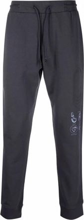 Alexander McQueen Trainingsbroeken - Heren - Sweatpants - Grijs - L - Katoen - Broeken