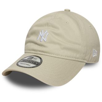 New Era 9Twenty Casual Cap MINI Logo New York Yankees Beige