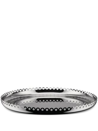 Alessi Edges serving tray (35cm) - unisex - stainless steel - OS - Silver
