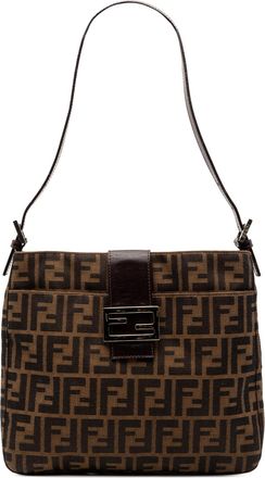 Fendi Tweedee Zucca Canvas Schoudertas