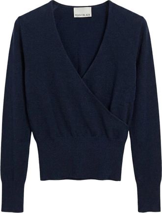 Pennyblack Maglia Pbbospite - Dames - Cashmere truien - Blauw - XL - Kasjmier - Truien & Vesten