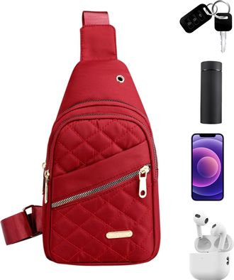 Generic Women Sling Bag, Casual Pouch Backpack, Adjustable Shoulder Strap with Lightweight Material, Organizer Compartment for, Bag with Modern Design Sling P