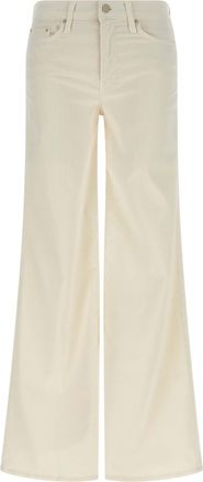 Mother Mother blue Cotton Fla Womens Pants