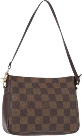 Louis Vuitton Pre-owned Canvas Schoudertas - Dames - Vintage Schoudertas - Bruin - ONE Size - Vintage