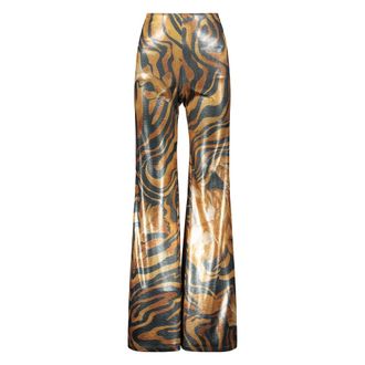 Alberta Ferretti Light Palazzo Trousers - female - Alberta Ferretti - Wide Trousers - Multicolor - 2XL - Trousers