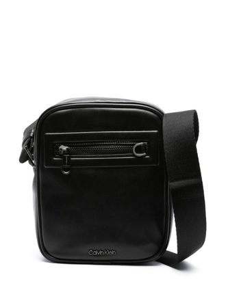 Calvin Klein Elevated messengertas met logo - Zwart