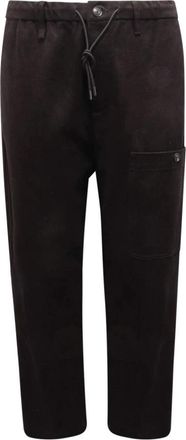Emporio Armani Zwarte Broek 6R1P67 1Ngrz Model - Heren - Straight fit broeken - Zwart - S - Broeken