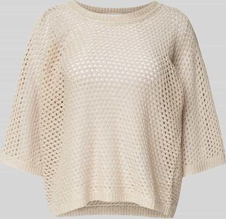 Hemisphere Strickpullover aus Leinen-Mix in Sand, Gr&ouml;&szlig;e XS