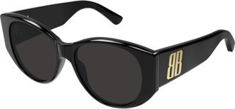 Balenciaga Grey Cat Eye Ladies Sunglasses BB0455S 001 55