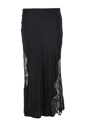 Erika Cavallini Semi Couture Voile Midi Skirt - Black