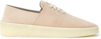 Fear of God Beige Leather Low Top Mens Sneakers