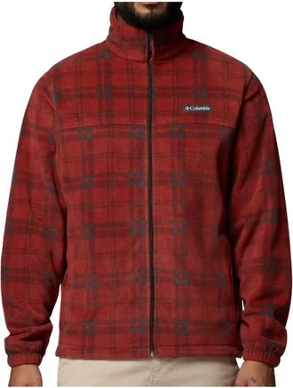 Columbia Steens Mountain Printed Jacket Fleecejacke f&uuml;r Herren | rot