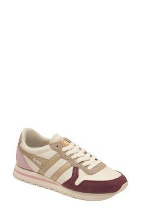 Gola Classics Daytona Quadrant Sneaker in Off White/windsor Wine/gold/ch at Nordstrom Rack, Size 6.5
