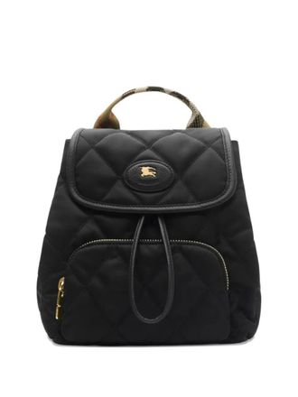 Burberry Black Horseshoe Mini Backpack