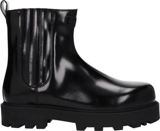 Givenchy Enkellaarsjes - Heren - Chelseaboots - Zwart - 40 EU - Leer - Schoenen
