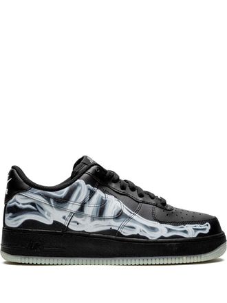 Nike Air Force 1 Low Skeleton - Black sneakers - unisex - Leather - 11.5