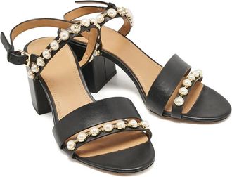 Tory Burch Sandali con decorazione - Nero
