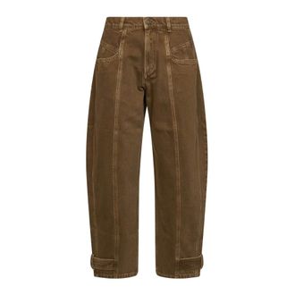 Isabel Marant Jeans - female - Isabel Marant - Loose Fit Jeans - Brown - 2XS - Jeans