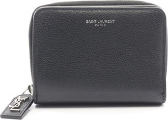 Saint Laurent Black Leather Wallet (Bi-Fold) (Pre-Owned)