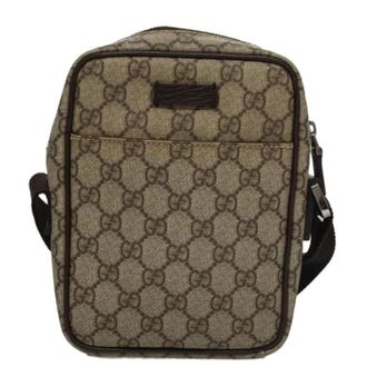Gucci Pre-owned Canvas gucci-bags - Dames - Pre-owned - Beige - Maat: ONE Size