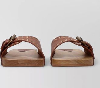 Isabel Marant studded leather slide sandals