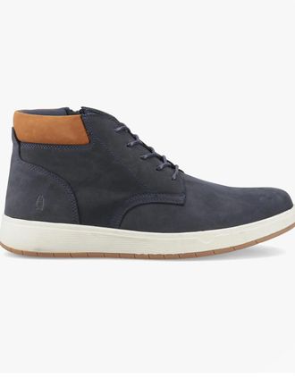 Hush Puppies Mens Hush Puppies BRONKO Mens Chukka Boots Navy - Blue - Size: 10