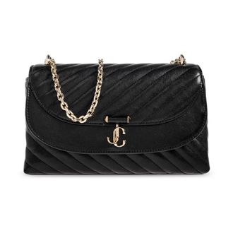 Jimmy Choo London Shoulder Bags, female, Black, Size: ONE SIZE Curve Cross Body Medium