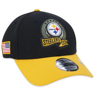 New Era 39Thirty NFL STS 22 Steelers CapEra Women/Men - Fitted Cap Baseball Curved Brim Closed Back, with Peak Autumn Summer Spring Winter All-Season - L/XL (