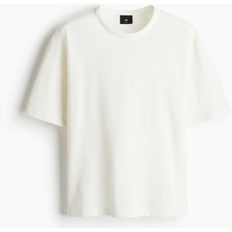 H&M Loose Fit T-shirt in White at Nordstrom, Size Xxx-Large