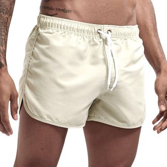 Generic Swim Shorts Split Leg Men Mens Board Shorts Surfing Running Gym 5 Inch Beachwear Quick Dry Outdoor Short Pants Splicing Summer Swimwear Lightweight Br