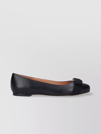 Ferragamo leather ballerina shoes